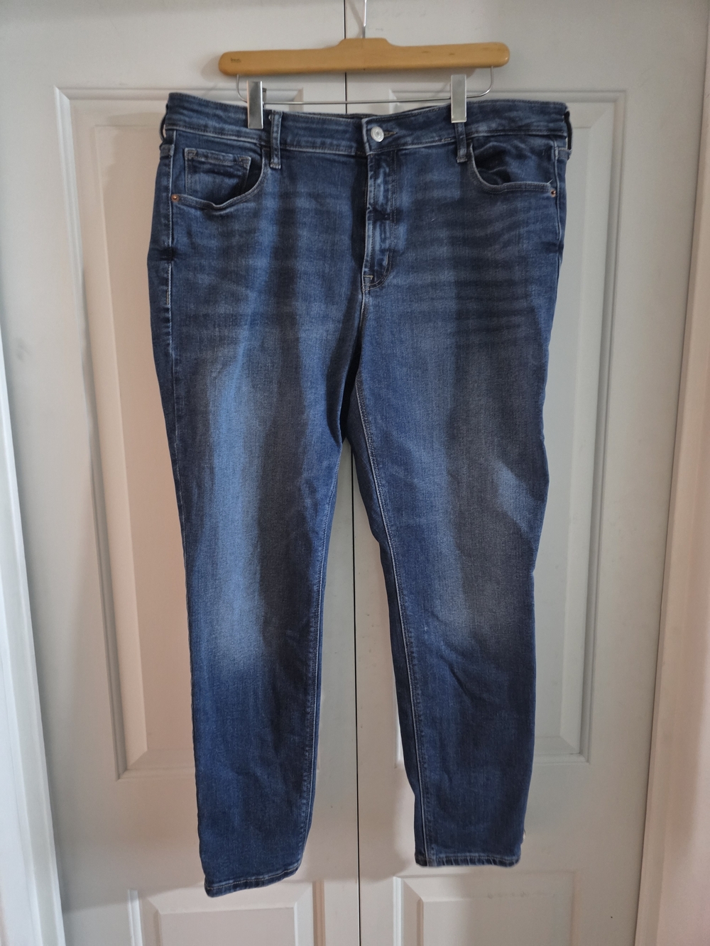 Old Navy Dark Blue Rockstar Super Skinny Jeans